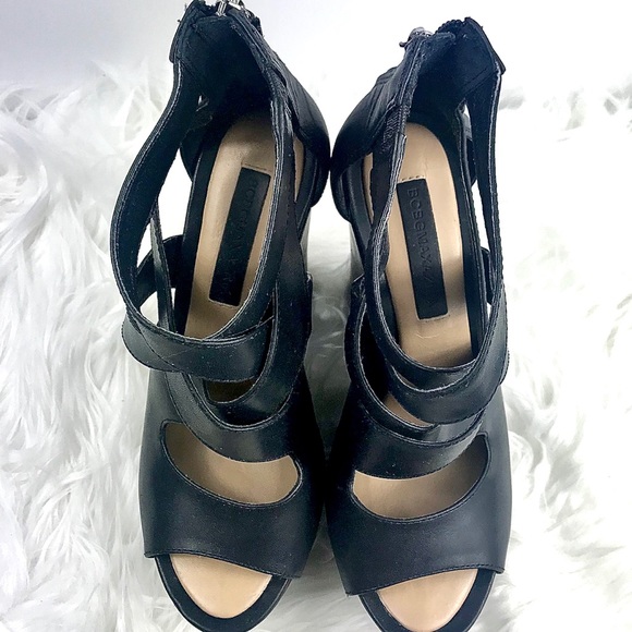 BCBGMaxazria Zoey Strappy Chunky Platform, Sz 7.5B - Picture 4 of 8